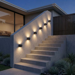 Aplique de pared LED "ARTEMIS" - Up & Down - 6W - 2700K- IP65