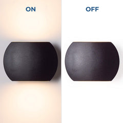 Aplique de pared LED "ARTEMIS" - Up & Down - 6W - 2700K- IP65