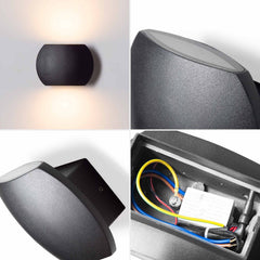 Aplique de pared LED "ARTEMIS" - Up & Down - 6W - 2700K- IP65