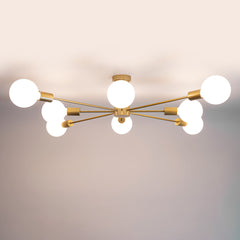 Lámpara de techo "ASTRA" - 8 luces - E27