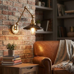 Aplique de pared vintage orientable "Wallen"