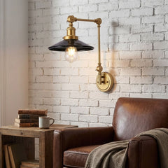 Aplique de pared vintage orientable "Wallen"
