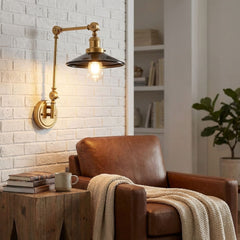 Aplique de pared vintage orientable "Wallen"