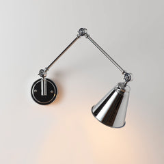Aplique de pared vintage orientable "Tika"
