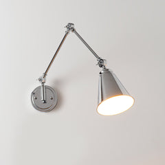 Aplique de pared vintage orientable "Tika"