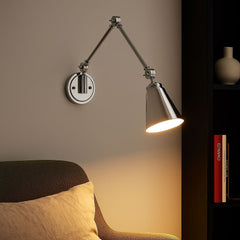 Aplique de pared vintage orientable "Tika"