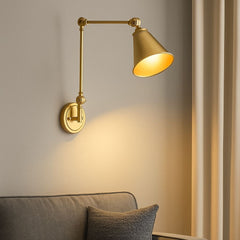 Aplique de pared vintage orientable "Tika"