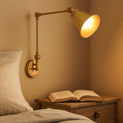 Aplique de pared vintage orientable "Tika"