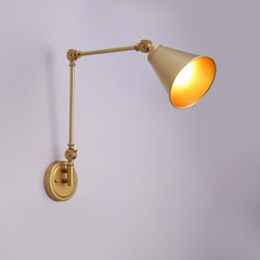 Aplique de pared vintage orientable "Tika"
