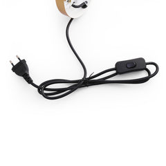 Aplique de pared vintage orientable con cable y enchufe "Tika"