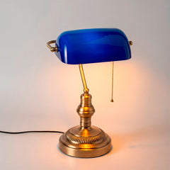Lámpara de mesa vintage "BANQUERO" - E27