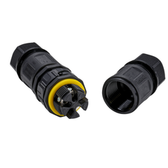 Conector impermeable - 6P - Macho y hembra - IP68 - 0,5-2,5mm² - 24A - T105