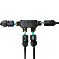 Conector impermeable en F - 3P - IP68 - 0,5-2,5mm² - 24A - T105
