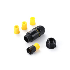 Conector impermeable mini - 3P - IP68 - 0,5-2,5mm² - 24A - T105