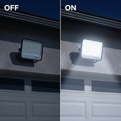 Proyector solar con panel y mando a distancia - 300W - 6500K - IP65