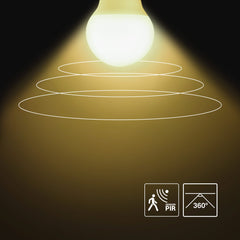 Bombilla LED con sensor de movimiento y crepuscular - E27 A60 - 7W - 450lm