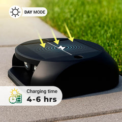 Luz LED solar de exterior - 3000K - 4 LED - 15 lm - IP65