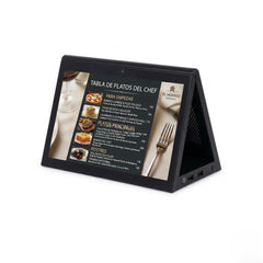 Display publicitario LCD de mesa 10.1'' con cámara - Pantalla doble - Táctil - Android 10