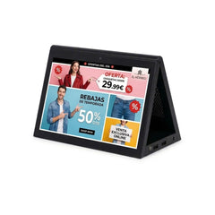 Display publicitario LCD de mesa 10.1'' con cámara - Pantalla doble - Táctil - Android 10