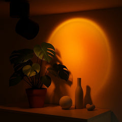 Aplique de pared y techo "FLOC" - 8W - Efecto atardecer - 1800K