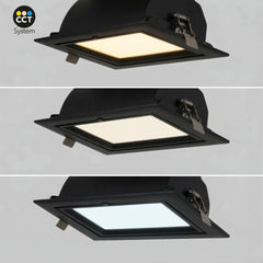 Downlight LED rectangular orientable CCT 60W - 100° Driver LIFUD