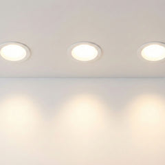 Aro downlight empotrable para bombilla GU10 / MR16 - Ø82mm - Corte Ø75mm