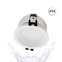 Aro downlight empotrable para bombilla GU10 / MR16 - Ø82mm - Corte Ø75mm