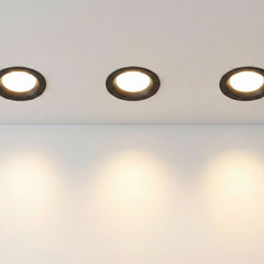 Aro downlight empotrable para bombilla GU10 / MR16 - Ø82mm - Corte Ø75mm