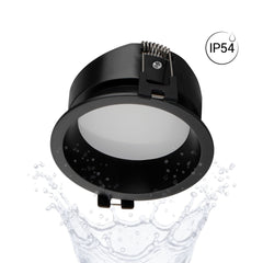 Aro downlight empotrable para bombilla GU10 / MR16 - Ø82mm - Corte Ø75mm