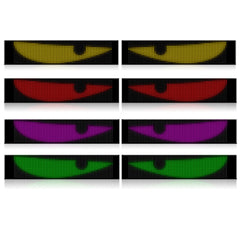Display LED flexible doble - 12 x 59,5 cm - USB + Bluetooth + mando a distancia