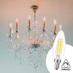 Bombilla LED Vela E14 5W Regulable C35 – 550 Lúmenes