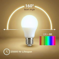 Bombilla LED E27 G45 esférica - 4W