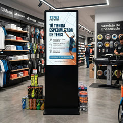 Tótem Publicitario Digital No Tactil 43" Full HD - Android 13 – Cartelería Vertical para Interior
