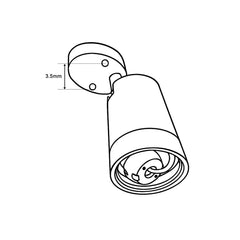Foco de techo LED orientable - GU10