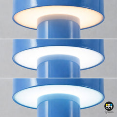 Lámpara de mesa LED CCT portátil - Táctil - Ø125 mm