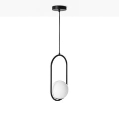 Lámpara colgante bola cristal "JOHN" - E27 - Ø 15cm