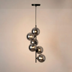 Lámpara colgante con esferas de cristal "ROMEE" - 6 x G9
