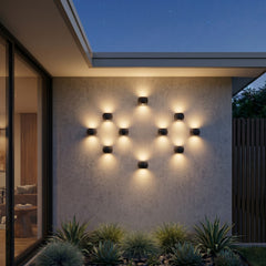 Aplique de pared LED "ARTEMIS" - Up & Down - 6W - 2700K- IP65