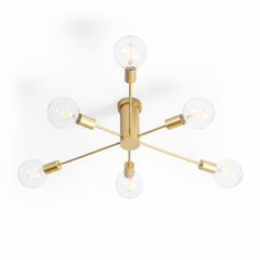 Lámpara de techo "ASTRA" - 6 luces - E27