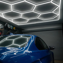 Luminaria Lineal de 120 cm – Diseño Hexagonal Moderno y Minimalista