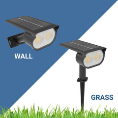 Foco solar exterior LED con pincho - 1.8W - IP65