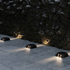 Luz LED solar de exterior - 3000K - 4 LED - 15 lm - IP65