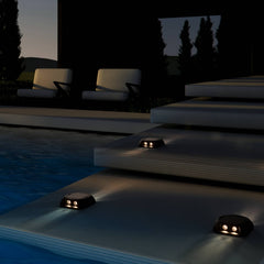 Luz LED solar de exterior - 3000K - 4 LED - 15 lm - IP65