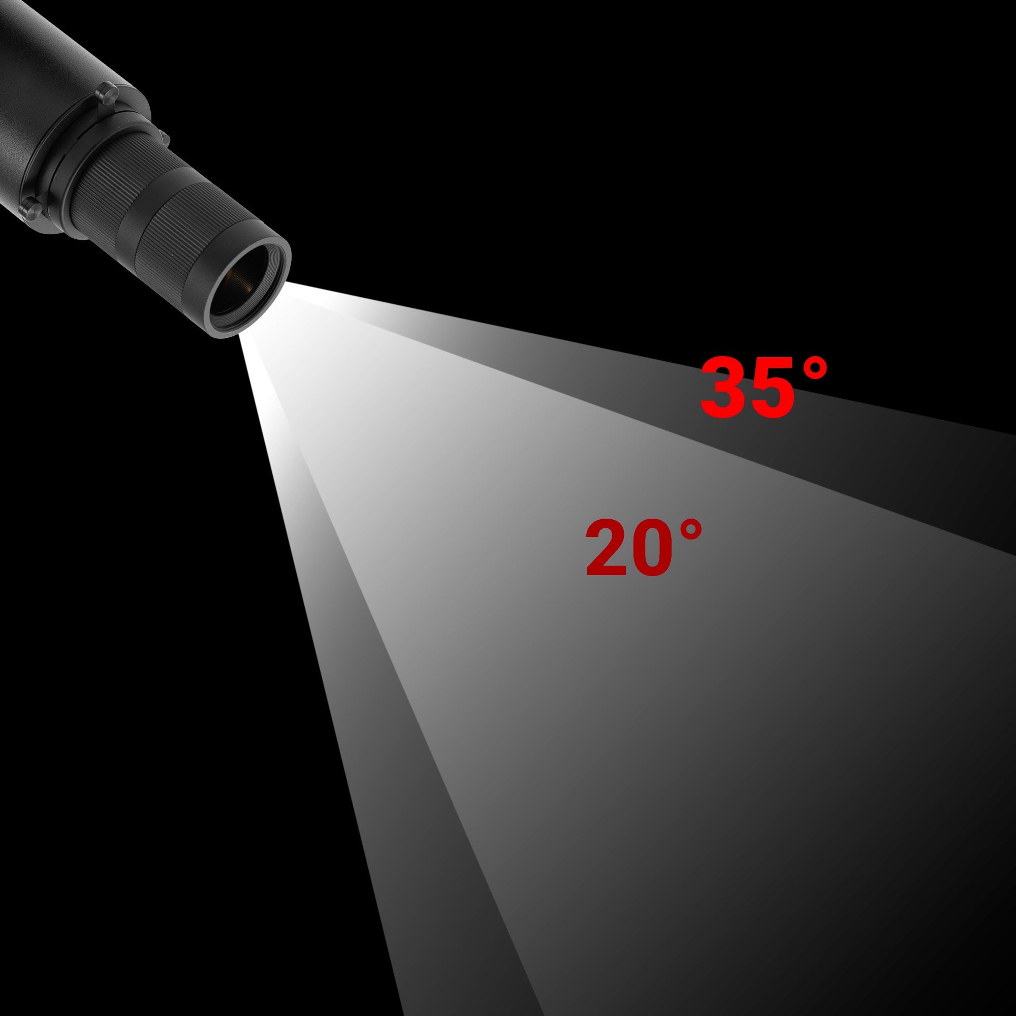 Proyector shapeable empotrable - 20W - ZOOM 20º/35°