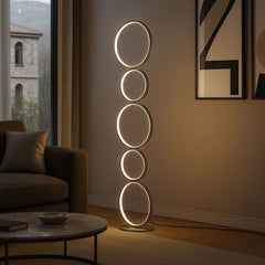Lámpara de pie LED de aluminio "NATALIE" - 30W - Luz cálida