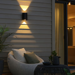 Aplique de pared exterior moderno LED bidireccional "Asas" - 6W - IP54