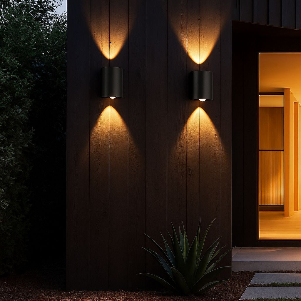Aplique de pared exterior moderno LED bidireccional "Asas" - 6W - IP54