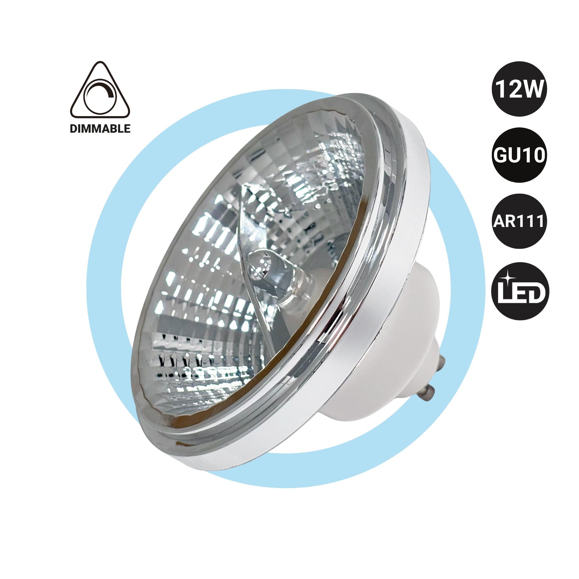 Bombilla LED Regulable - AR111 GU10 - 12W - 975lm