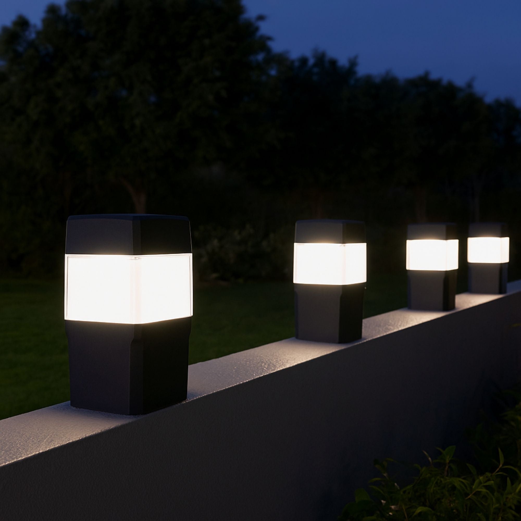 Bolardo para caminos LED FUMAGALLI "ELISA 250" - GX53 - 10W - CCT