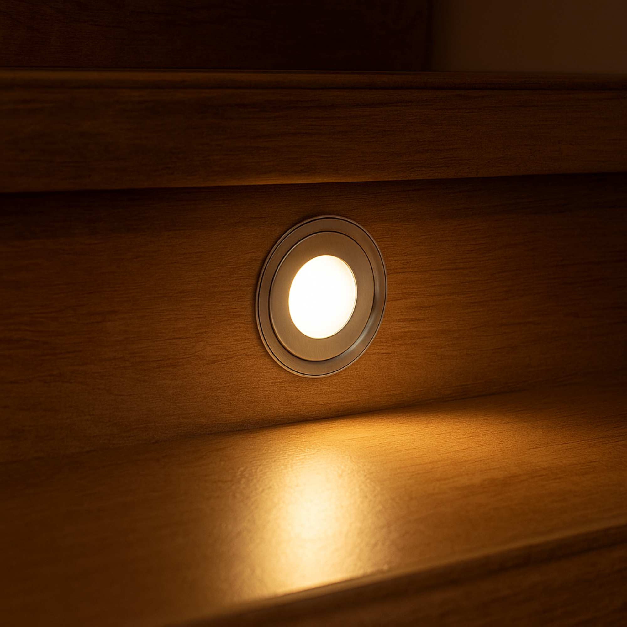 Baliza LED empotrable en suelo 0,5W - 12V DC - IP67 - Ø60mm